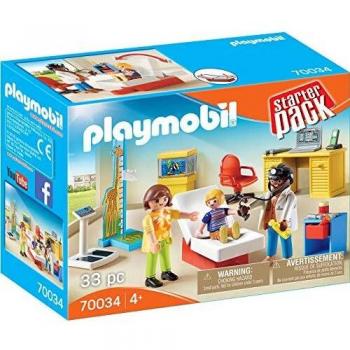 PLAYMOBIL PLAYMOBIL-70034 Starterpack Consulta pediatra, Multicolor