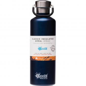 Cheeki Insulated Stainless Steel Bottle - Ocean 600ml