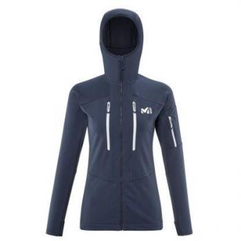 Forro polar Millet Sudadera con capucha Pierra Ment (Saphir) Mujer