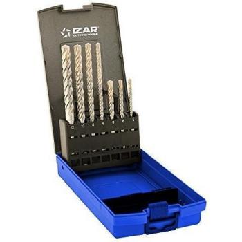 Izar 39851 Juego Broca-Martillo SDS Plus 4Z+ 1869, 7 Piezas,