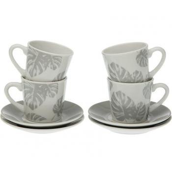 Juego de Tazas de Café de Porcelana Shelly