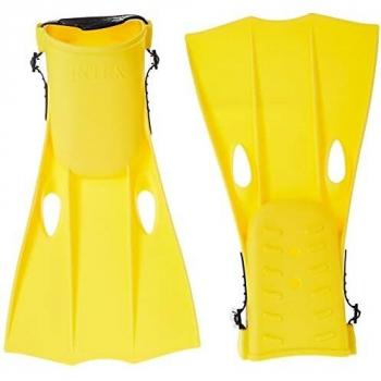 Intex Medium I.6 Aletas, Unisex Adulto, Amarillo, 20.3 x 8.9 x 52.1