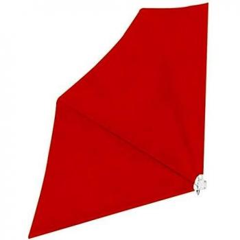 vidaXL Toldo Lateral de Balcón Plegable Lona de Sombra Exterior Pantalla Privacidad de Terraza Terracota 140x140 cm