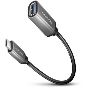AXAGON USB-C to USB-A Adapter, 20cm, USB 3.2 Gen 1, 3A, ALU