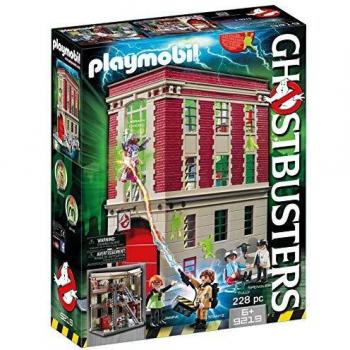 PLAYMOBIL 9219 Ghostbusters, Cuartel Parque de Bomberos, a Partir de 6 Años