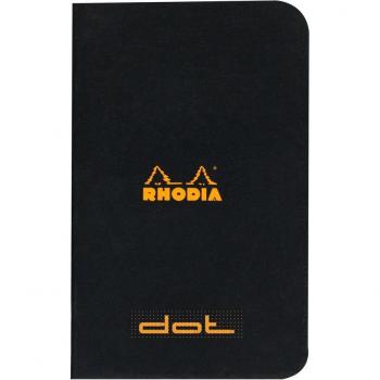 Cuaderno Rhodia A7 Classic Dot Negro - Tamaño Compacto 7,5x12 cm