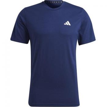 Camiseta de fitness adidas Essentials Train Feelready para hombre, de manga corta, color azul oscuro, talla XXL