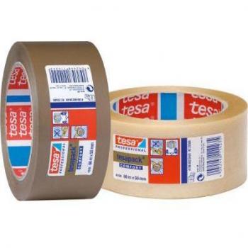 Cinta Adhesiva de Embalaje Tesa 04100 Transparente 66m x 50mm, Caja de 36 Rollos