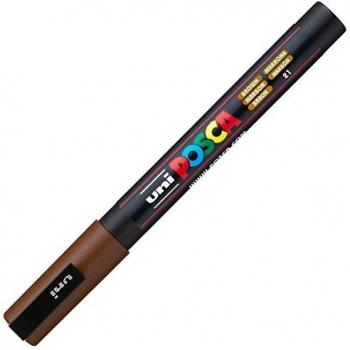 Rotulador Posca PC-3M Marrón