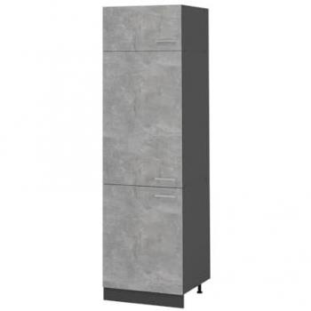 Armario Empotrado para Frigorífico R-Line, 60 cm, Hormigón, Antracita, Vicco