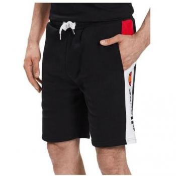 Pantalón Corto Ellesse Bratani Hombre Negro/Rojo/Blanco, Talla M