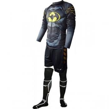 Rinat Kit Egotiko - Conjunto de portero, Unisex, Negro / Amarillo, talla YM