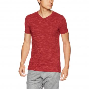 Under Armour Sportstyle Core V Neck tee Camiseta de Manga Corta, Hombre, Rojo