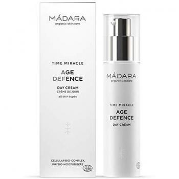 Mádara TIME MIRACLE Age Defence Day Cream 50 ml - Anti-aging day cream, 50 ml, hydrates and protects skin, improves elasticity, reduces fine lines and wrinkles, suitable for all skin types