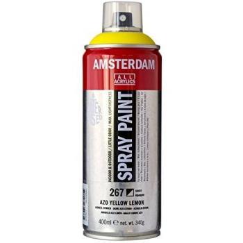 SPRAY ACRÍLICO AMSTERDAM 400 ML COLOR AMARILLO AZO LIMÓN (267)