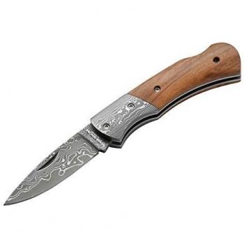 Boker Magnum Damascus Mistress Folding Knife