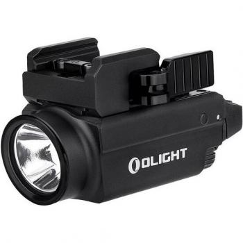 Linterna táctica Olight Baldr S 800 lúmenes con láser azul, color negra