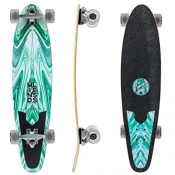 Shortboard Mindless Raider VI Menta 34’’ - Longboard, Adultos Unisex, Color Verde, Dimensiones 8 x 34