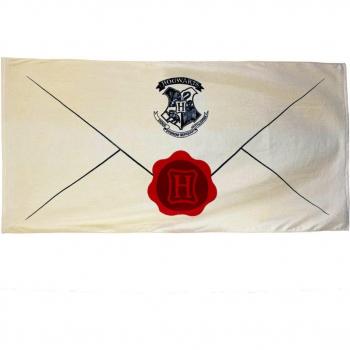 Toalla de Harry Potter Carta Hogwarts 75x150 cm