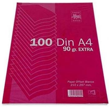 PAPEL A4 90GR LISO P/100H