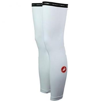 Castelli - UPF 50+ Light Leg Skins, color blanco,negro, talla XL