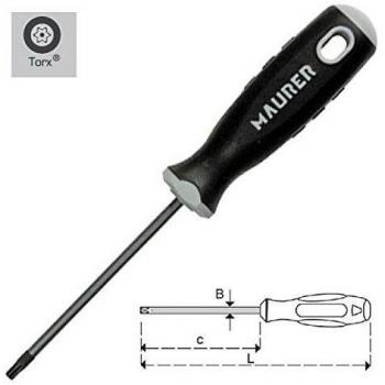 MAURER 2324940 Destornillador Torx Inviolable 20 x 100 mm