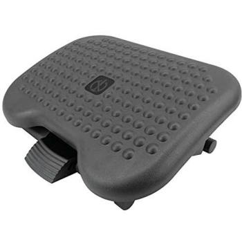 PrimeMatik - Reposapiés con Plataforma Ajustable de plástico 460 x 340 mm 3 Niveles