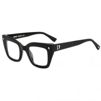 Dsquared2 D2 0099 Women's Stylish Black Eyeglasses, Size: 47 MM