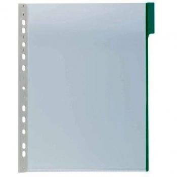 Durable 560705 Panel de pantalla Panel de funciones A4, bolsa de 5 piezas, verde