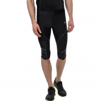 Ultrasport Rainbow - Pantalones corsario de deporte para hombre, color negro, talla L