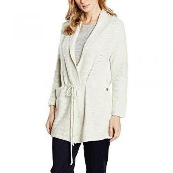 s.Oliver Strickjacke Langarm, Chaqueta de Punto para Mujer, Elfenbein