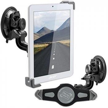 kwmobile Soporte de luna para Acer Iconia One 7 B1-770 - Soporte de coche con ventosa en negro