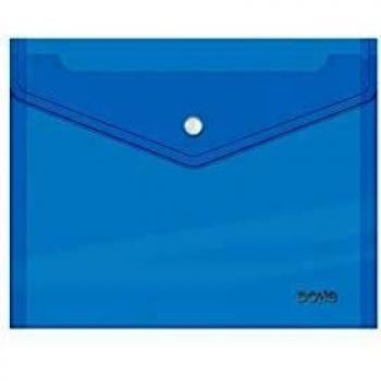 Dohe - Sobre Broche Polipropileno Cristal A5 Azul
