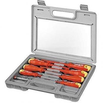 Juego de destornilladores 8 piezas en caja de plàstico