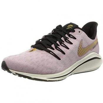 Nike Wmns Air Zoom Vomero 14, Zapatilla de Correr Mujer, Tiza Ciruela/Oro Metálico-Oro Infinito, 37.5 EU