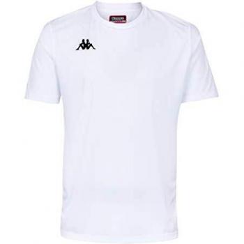 Kappa Rovigo SS Camiseta de equipación, Hombre, Blanco/Negro, XL