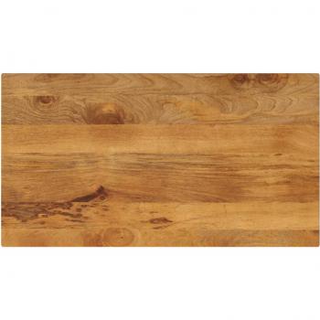 Mesa Rectangular de Madera Maciza de Mango 110x70x3,8 cm