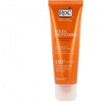 Crema Solar Hidratante Velvet RoC para el Rostro SPF 50+