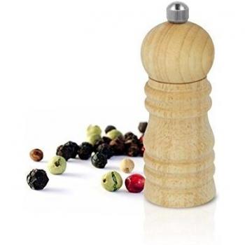 Molinillo de Pimienta Metaltex, 10 cm, Madera Marrón