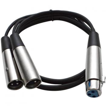 Seismic Audio - SA-Y2.3-3' Splitter Patch Cable