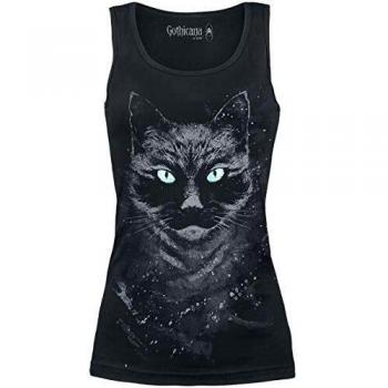 Gothicana by EMP Longing For Evil Mujer Top Negro L, 100% algodón, Regular
