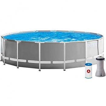 Intex 26726NP - Piscina desmontable redonda prisma frame intex 457x122 con depuradora