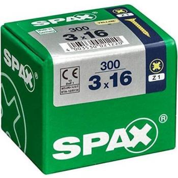 TIRAFONDO MADERA CABEZA PL3X 16 PAQUETE