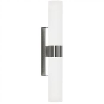 Aplique de Pared Sulion Egeo Cromo/Blanco 6W IP44 - Lámpara de Baño Metálica con Dos Bolas Opal Mate