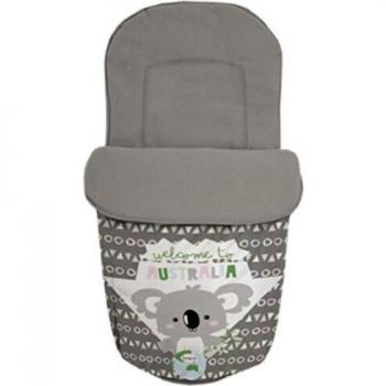 Baby Star 25500 - Saco para silla universal, color gris y blanco