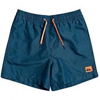 Quiksilver Everyday 13 - Short De Natación para Chicos 8-16 Jam/Volley, Niños, Majolica Blue Heather, L/14