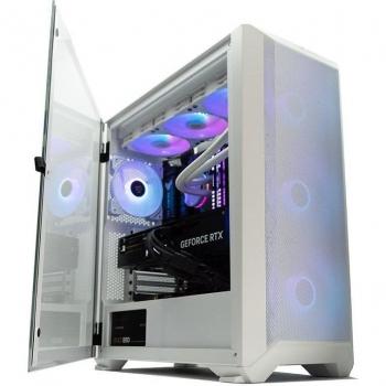 Caja Semitorre ATX Forgeon Arcanite ARGB Mesh Blanca