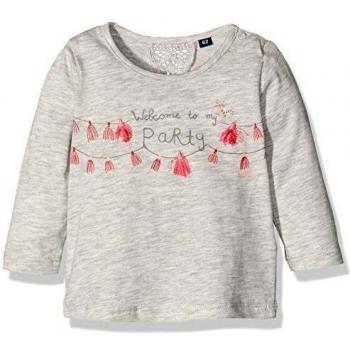Tom Tailor Peached Fancy Artwork, Maglia a Maniche Lunghe Para Bebés, Gris
