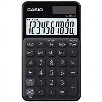 CASIO SL-310UC-BK - Calculadora, 0.8 x 7 x 11.8 cm, color negro