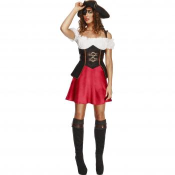 Disfraz de Pirata Corsé para Mujer - Talla M